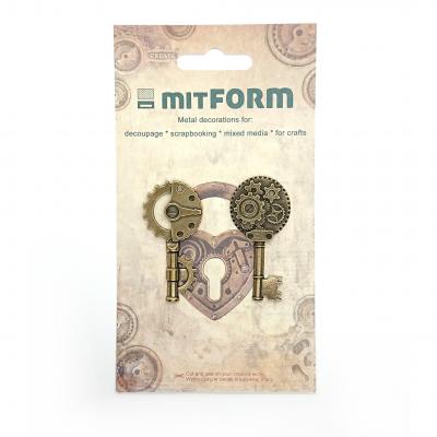 Mitform Metal Embellishments - Keys 1